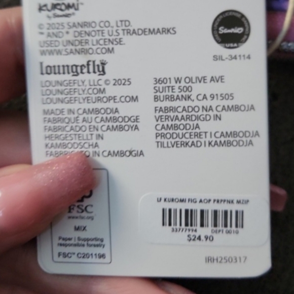 Loungefly Kuromi Wallet - Picture 4 of 4